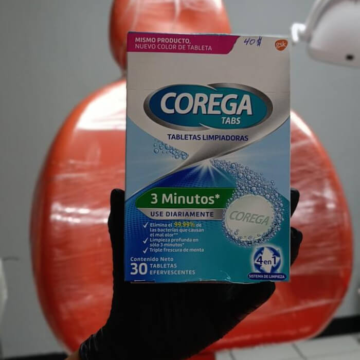 corega tabs limpieza avanzada para tu prótesis dental